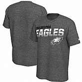 Philadelphia Eagles Nike Sideline Line of Scrimmage Legend Performance T-Shirt Heathered Gray,baseball caps,new era cap wholesale,wholesale hats